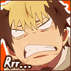 An icon of a cartoonishly furious Bon with the text Rrr