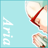 An icon of Konekomaru praying with the text Aria