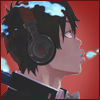 An icon of Rin wearing headphones