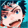 An icon of Rin smiling wide with the text Joy