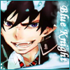An icon of Rin with the text Blue Knight