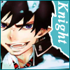 An icon of Rin with his sword and the text Knight