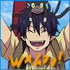 An icon of Rin with his arms up and the text Wahoo!