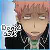 An icon of Shima with a dark shadow over his blank eyes and the text Don't ask