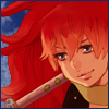 An icon of Shura smiling