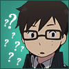 An icon of a chibi Yukio looking confused with question marks around him
