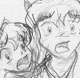 Inuyasha and Shippou are shocked