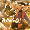 An icon of Razor giving a thumbs up with the text Bingo!