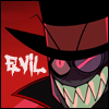 An icon of Black Hat grinning evilly