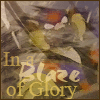 An icon of T-Bone piloting with the text In a Blaze of Glory