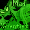 A green icon of Dr. Viper holding up katalysts with the text Mad Scientist
