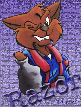 Art of Razor giving a thumbs up